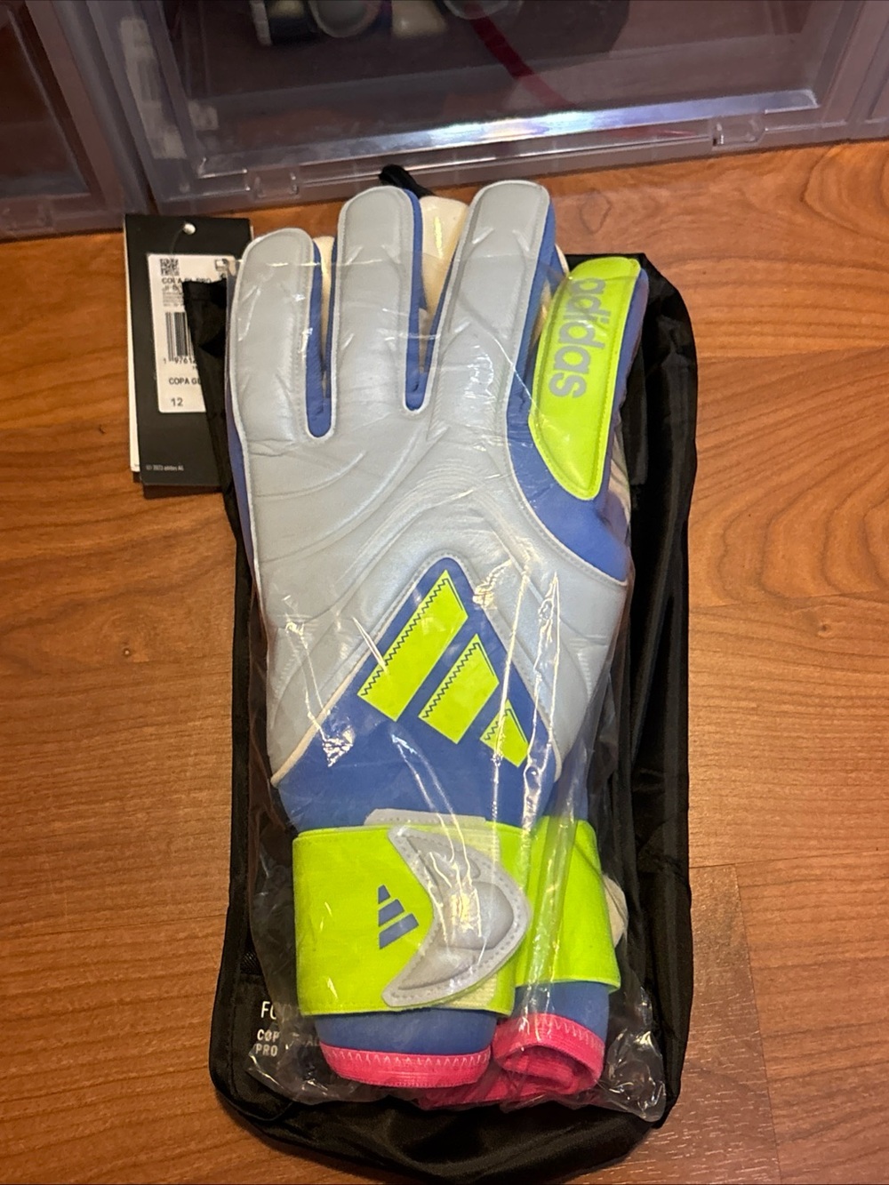 adidas Copa Pro Goalkeeper Gloves Blue Fusion/Lucid Lemon JF8897 Sz 12 NWT $130